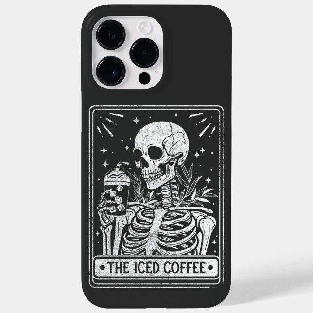Kaffe Skeleton Halloween Coffee Älskare (Baksida)