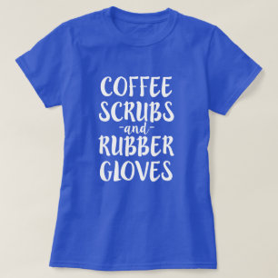 Kaffe skurar och Rubber kvinnor för T Shirt