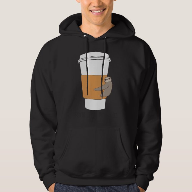 Kaffe Sloth Long Hoodie (Framsida)