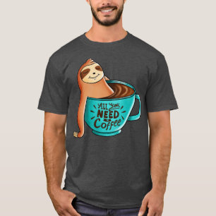 Kaffe Sloth T Shirt