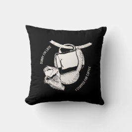 Kaffe Sloth (vit) Kudde