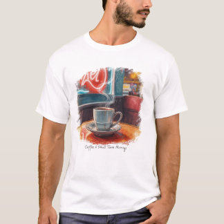 Kaffe & småstadsmorgnar – Vintage Café T-shirt