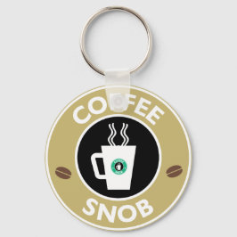 Kaffe Snob, kaffe Humor Nyckelring