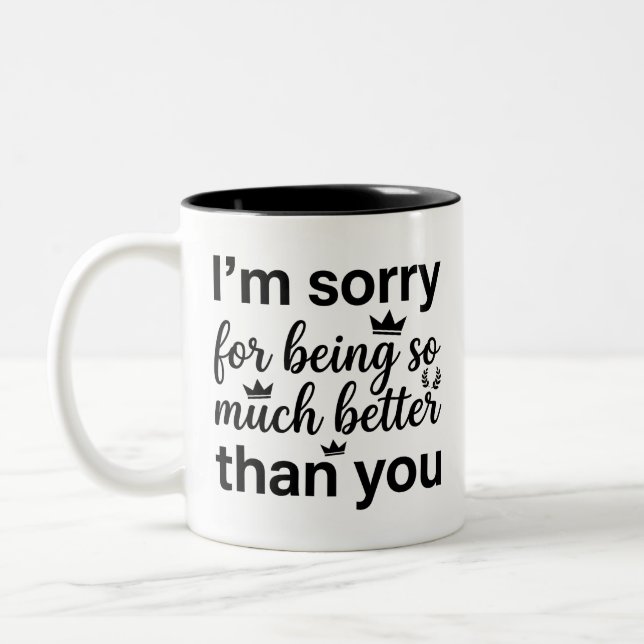 Kaffe Snob Tvåtons Mug 11 Oz Två-Tonad Mugg (Vänster)