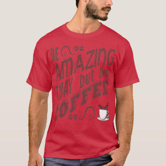 Kaffe som Älskare kaffeboka i T Shirt