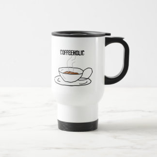 Kaffe som är coffeeholic - mugg