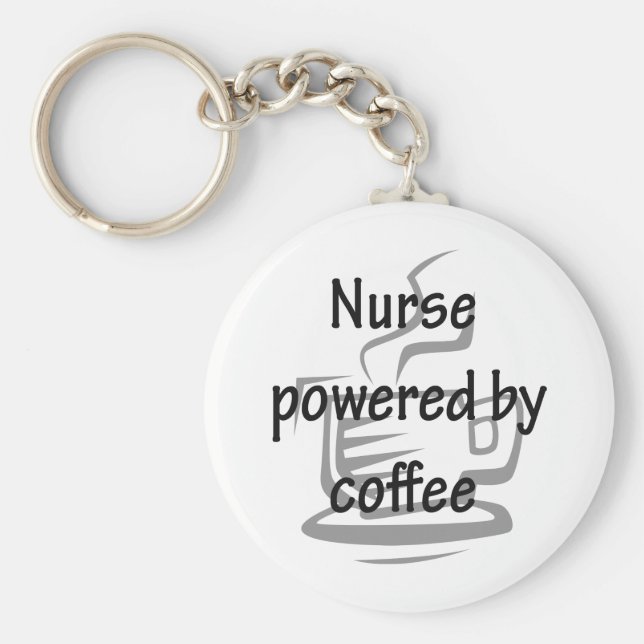 KAFFE SOM ÄR FÖRBRUTEN AV KAFFE NYCKELRING (Framsidan)