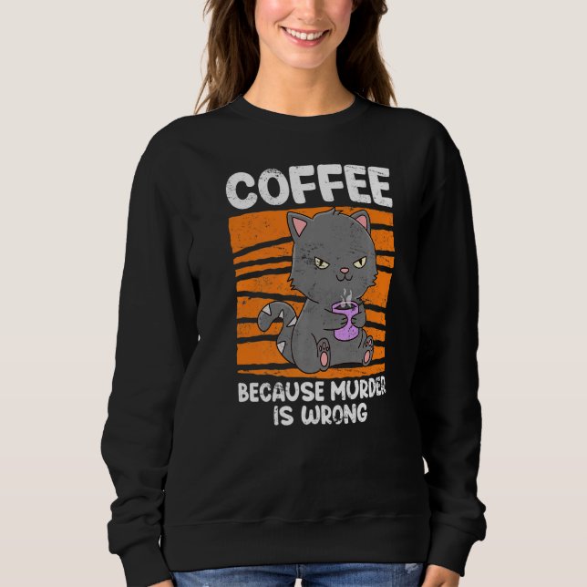 Kaffe som dricker kaffe eftersom Dödan är felaktig T Shirt (Framsida)
