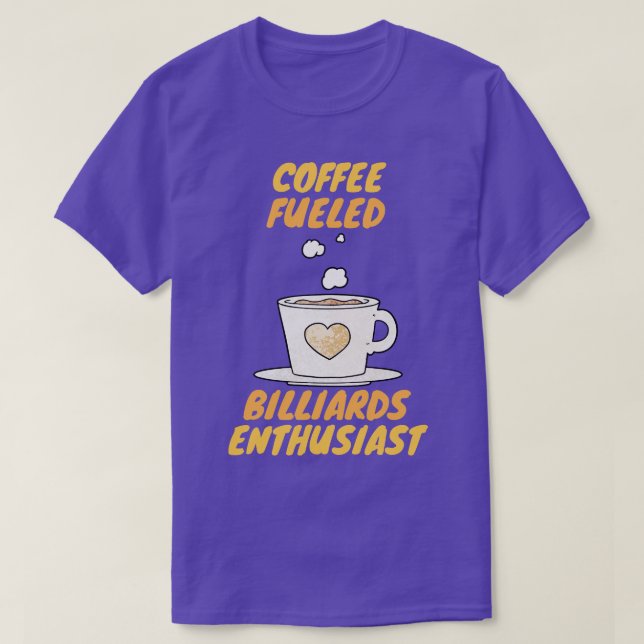 Kaffe som drivs med fakturaentusiaster t shirt (Design framsida)