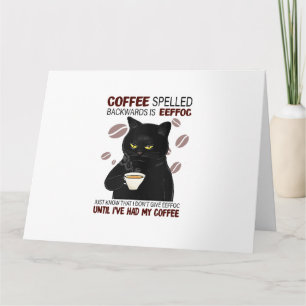 Kaffe som har stavats bakåt är Eeffoc som just vet Kort