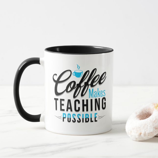 Kaffe som kan undervisa 2 Mugg (Med munk)