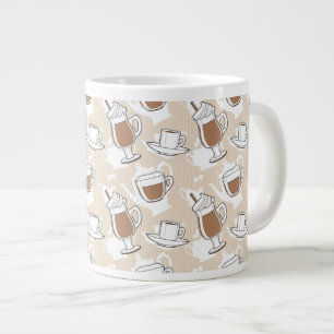 Kaffe, söt mönster jumbo mugg