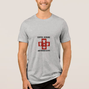 Kaffe, spånskivor och gummihandskar Manar Premium T Shirt