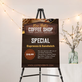 Kaffe - Speciellt buffertskum för kafé