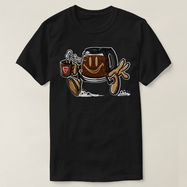 Kaffe Springa T Shirt (Design framsida)