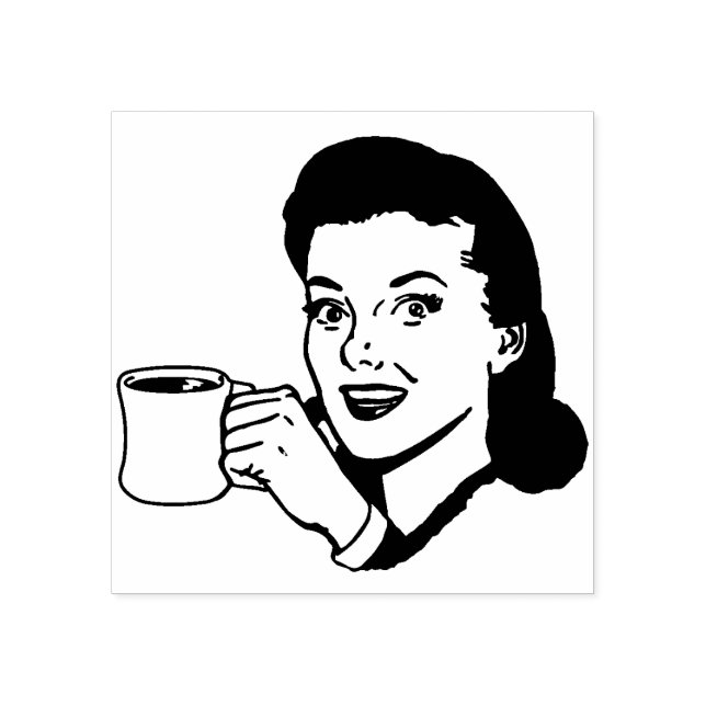 Kaffe! Stämpel (Tryck)