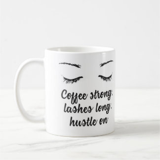 Kaffe Starkt, Ögonfransar Långa, Drive på Mugg