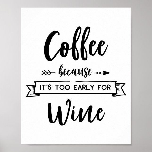 Kaffe Station Skriv ut Poster (Framsidan)