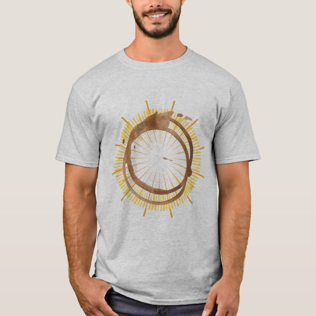 Kaffe Sunburst T Shirt (Framsida)