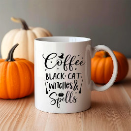 Kaffe Svarta katter-vittnen och Spådomar Kaffemugg