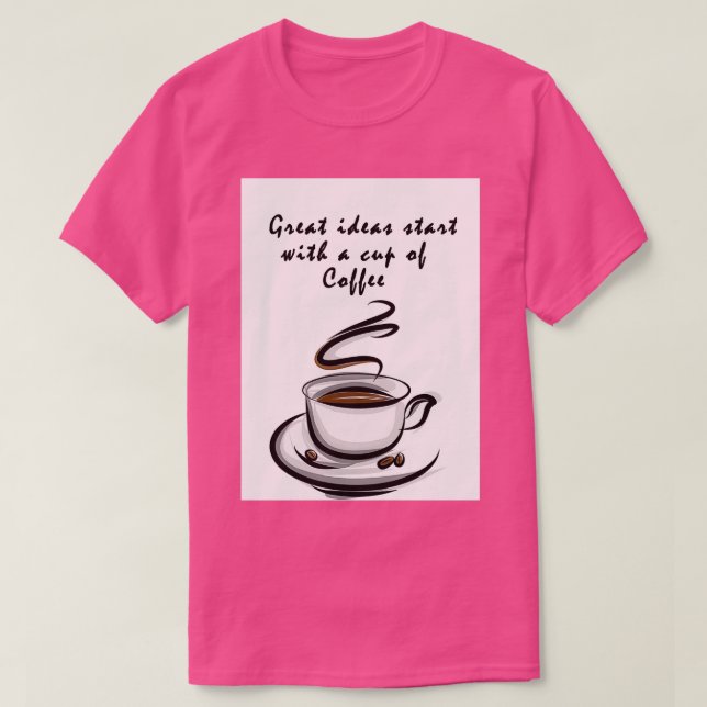 kaffe t 3 shirt (Design framsida)