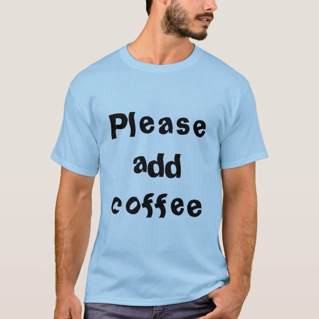 Kaffe T-shirt (Framsida)