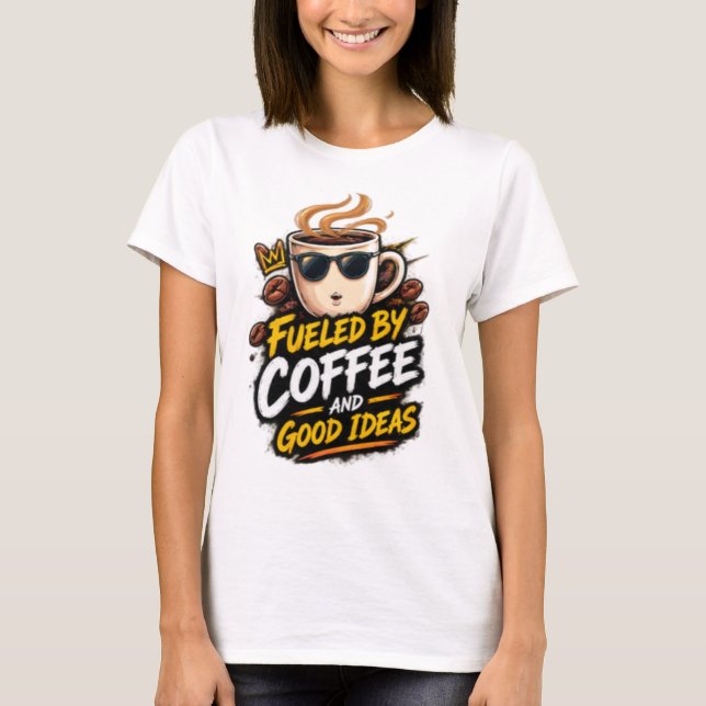 kaffe t shirt (Framsida)