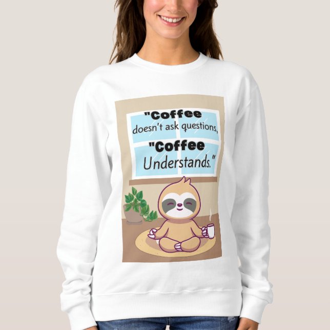 kaffe t shirt (Framsida)