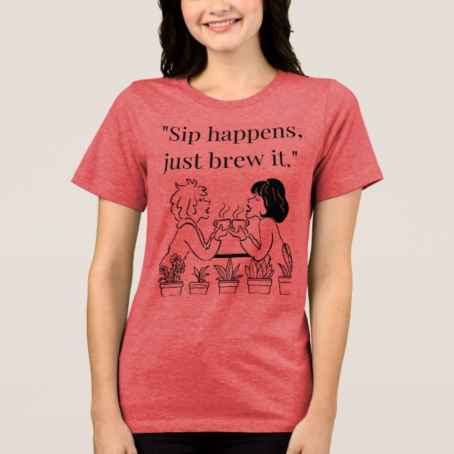 kaffe t shirt (Framsida)