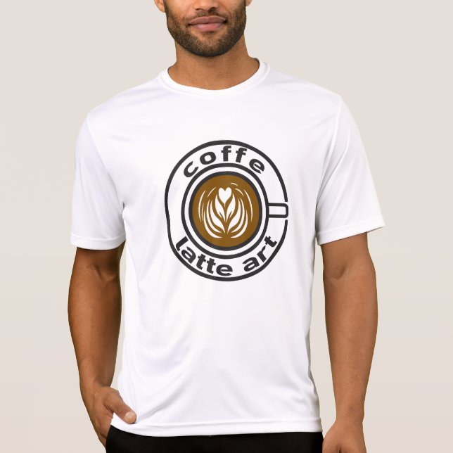 kaffe t shirt (Framsida)