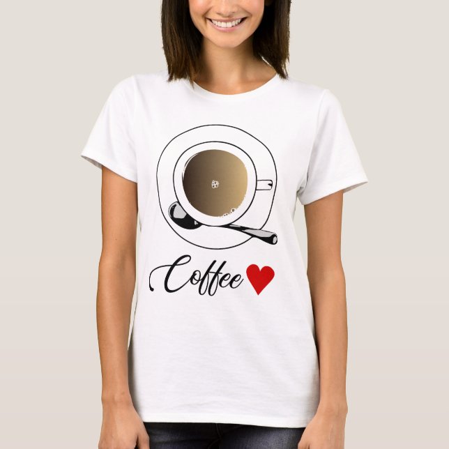 Kaffe T Shirt (Framsida)