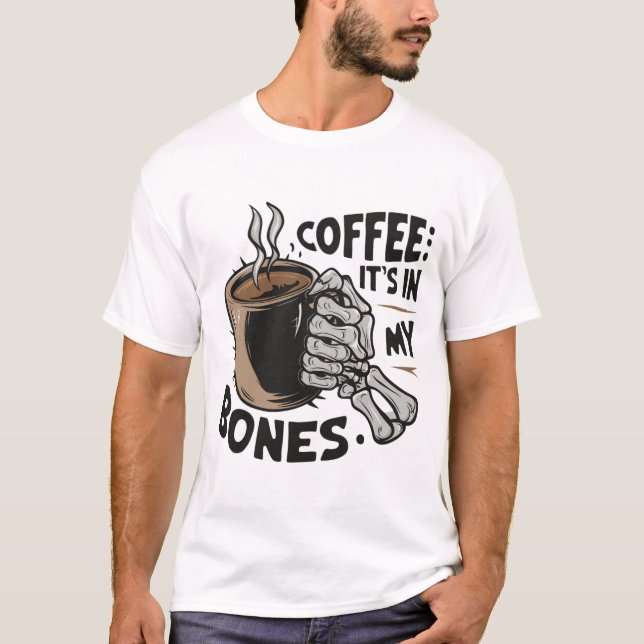 Kaffe T Shirt (Framsida)