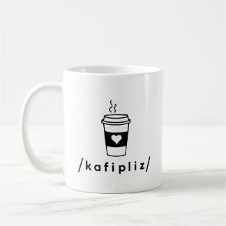 Kaffe, tack (IPA) Kaffemugg