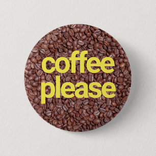 Kaffe, tack knapp