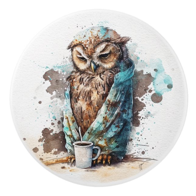 Kaffe, tack knopp (Framsidan)