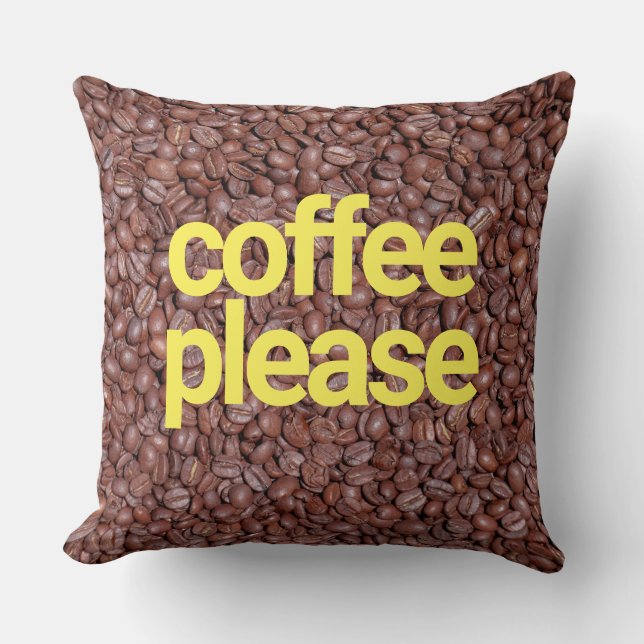 Kaffe, tack kudde (Framsida)