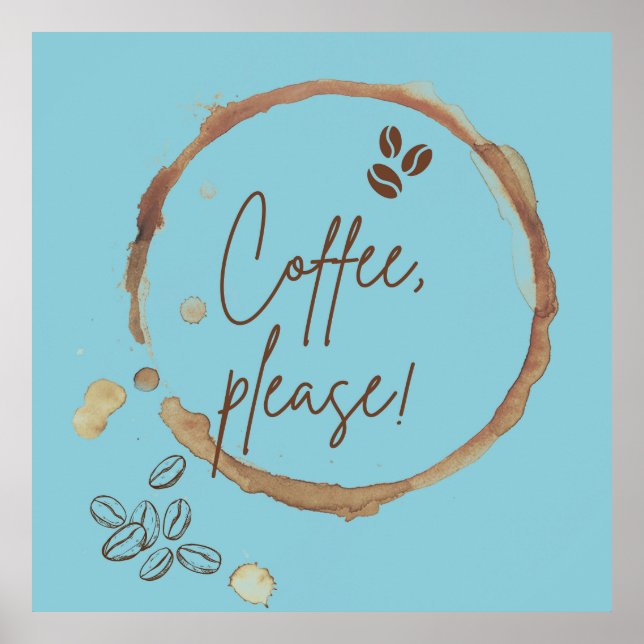 Kaffe, tack poster (Framsidan)