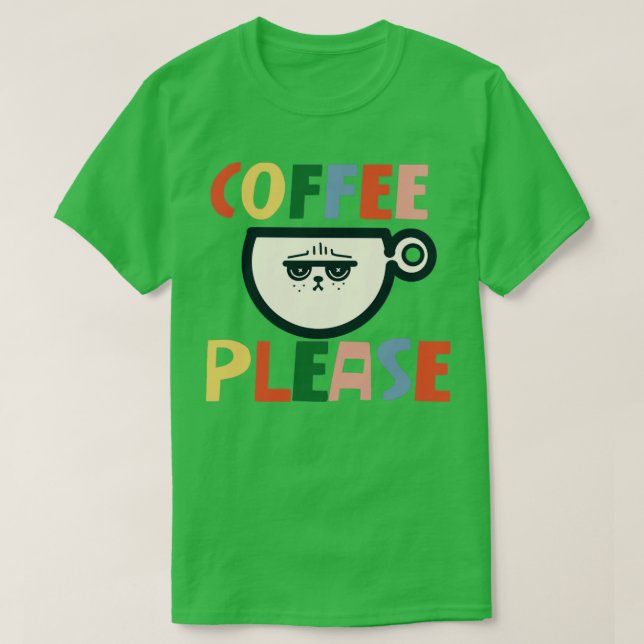 Kaffe, tack t shirt (Design framsida)