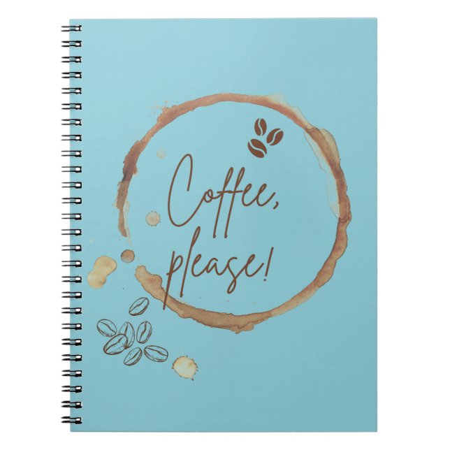 Kaffe Tak Anteckningsbok (Framsidan)