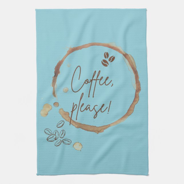 Kaffe Tak Kökshandduk (Vertikal)