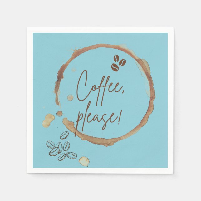 Kaffe Tak Pappersservett (Framsidan)