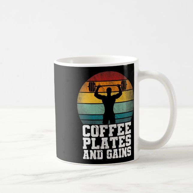 Kaffe, Tallrikar och vind - Retro-viktningsarbete Kaffemugg (Höger)