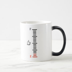 Kaffe tankar den Morphing muggen för Magisk Mugg