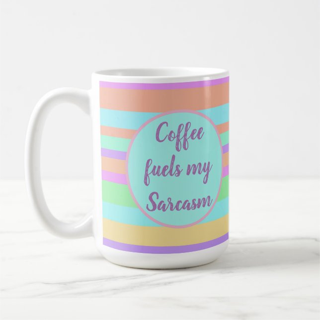 Kaffe tankar min Sarcasmkaffemugg Kaffemugg (Vänster)