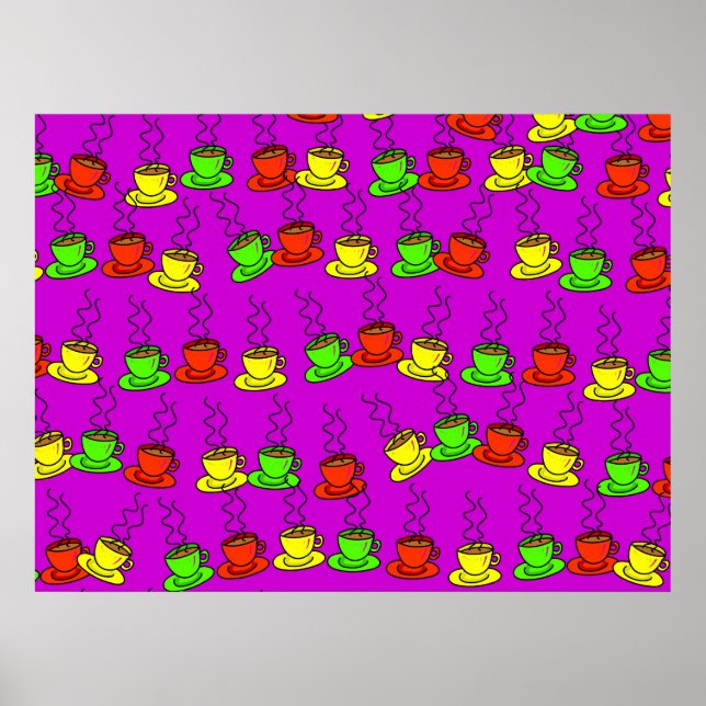 Kaffe Tapet Poster (Framsidan)