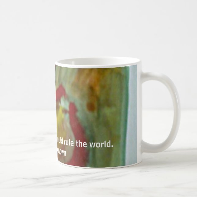 Kaffe tappar, givet nog kaffe, mig kunde härska… kaffemugg (Höger)