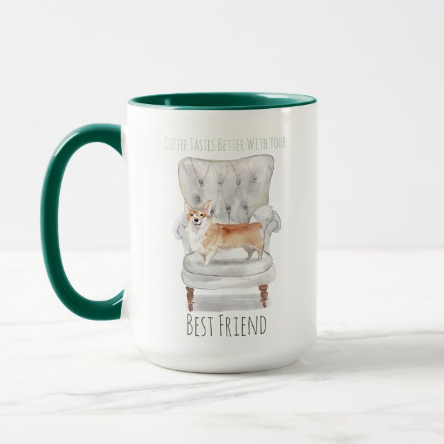 Kaffe Tastes Better...Corgi Mugg (Vänster)