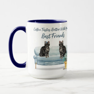 Kaffe Tastes Better... TabbyEdition Mugg