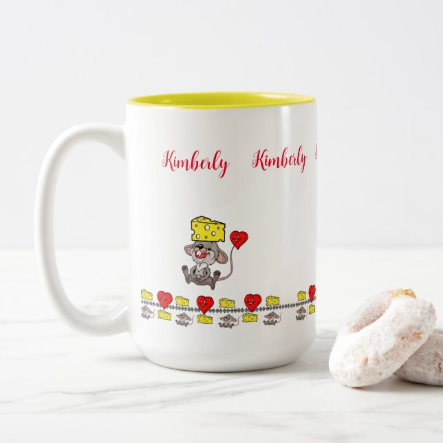 Kaffe Tea Mugg, musost Två-Tonad Mugg (Med munk)