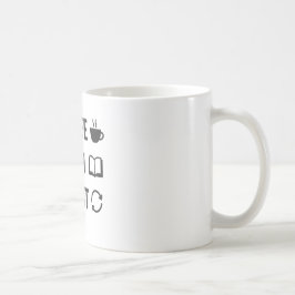 Kaffe → Teach → Repeat - Lättare citat Kaffemugg